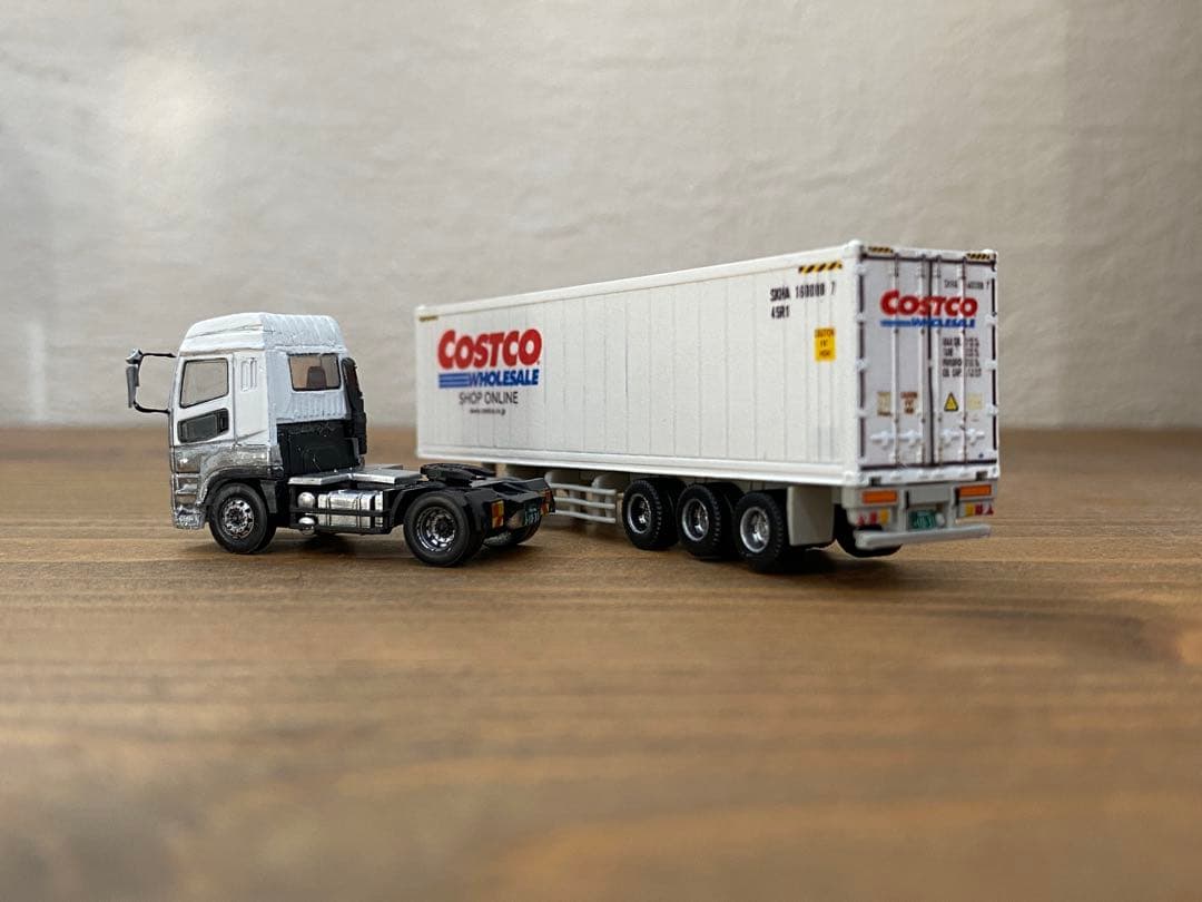 ハイルーフ自作　トレーラーコレクション　40ftコンテナ　トラックコレクション