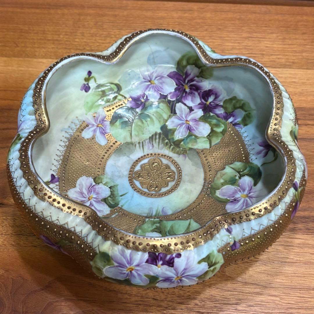 金彩アンティークマイセン　可愛いお皿