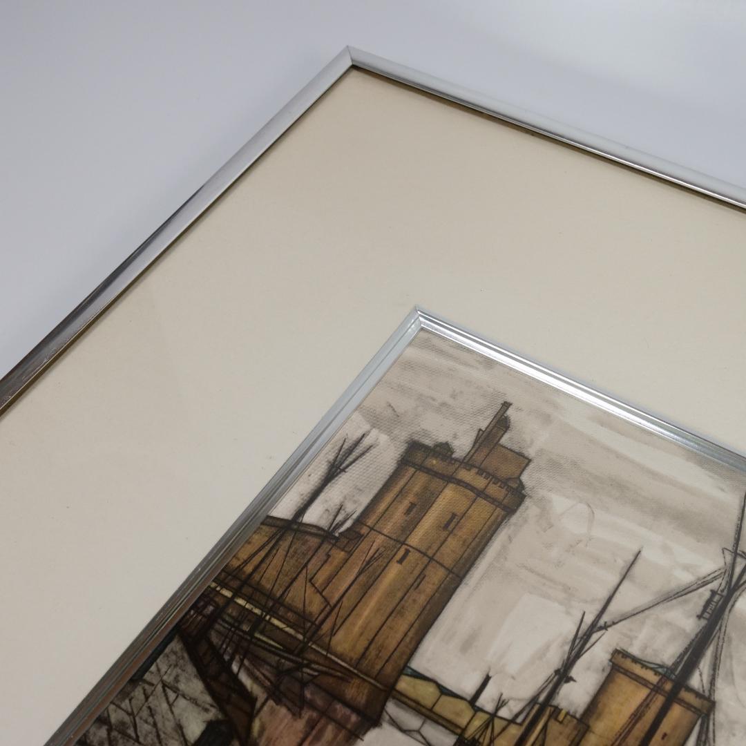 ベルナール・ビュッフェ La Rochelle フレーム 額入り