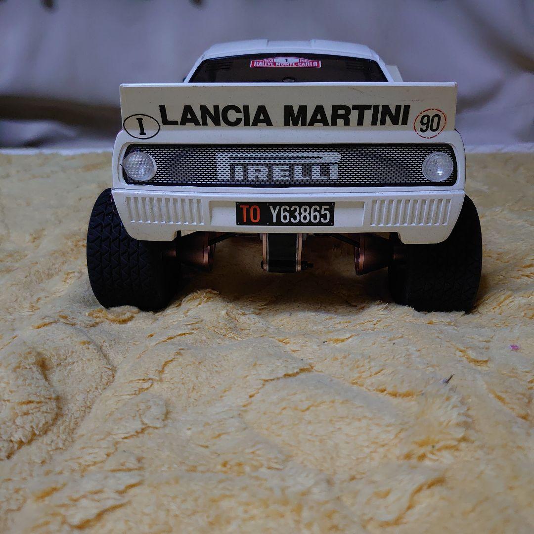 タミヤ　マイティフロッグ　カスタム　ランチャ037ラリーボディ付き