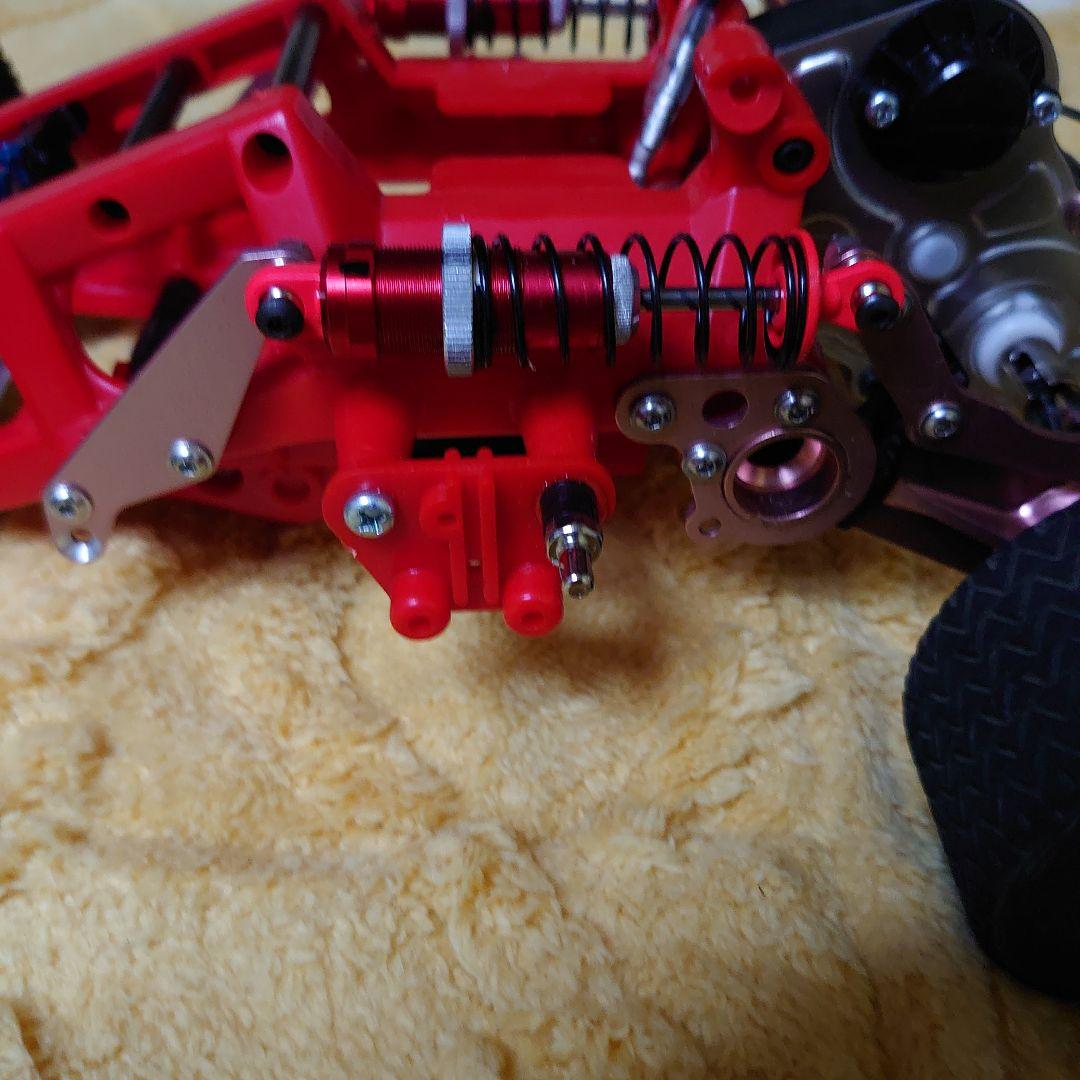 タミヤ　マイティフロッグ　カスタム　ランチャ037ラリーボディ付き