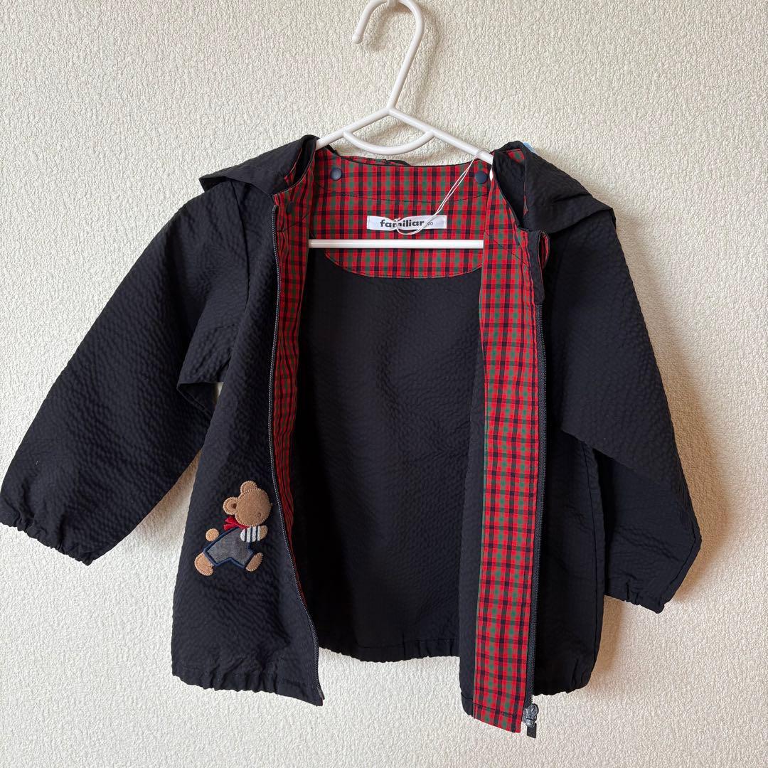 【新品】ファミリア　パーカー　ウインドブレーカー　90