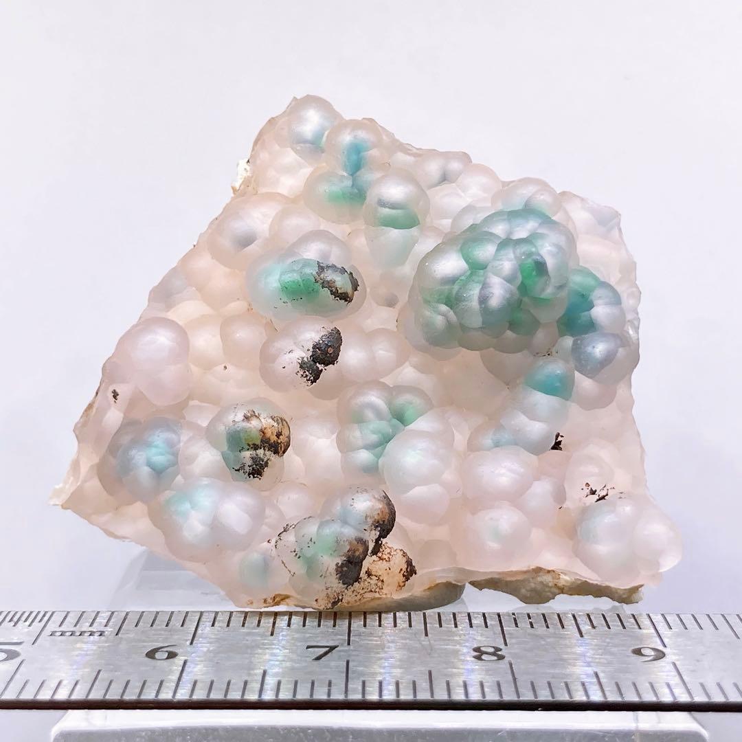 k*u様 『2022年発見』　クリソコラインカルセドニー　原石　鉱物標本　天然石