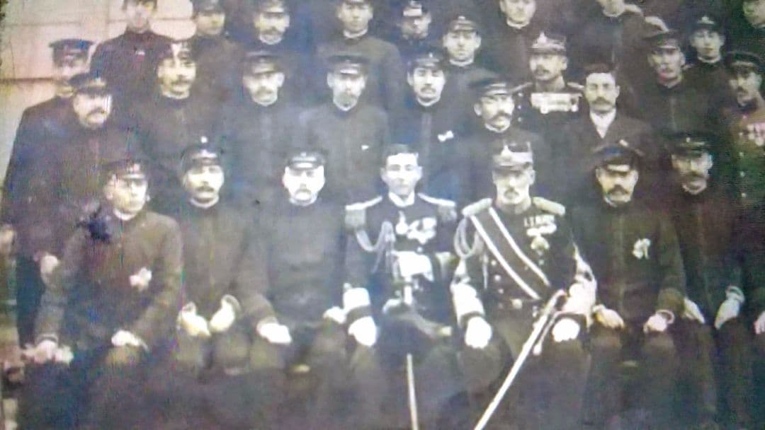 東郷平八郎・東郷元帥【真筆】色紙二枚☆小笠原長生⋅識箱⋅落款有り