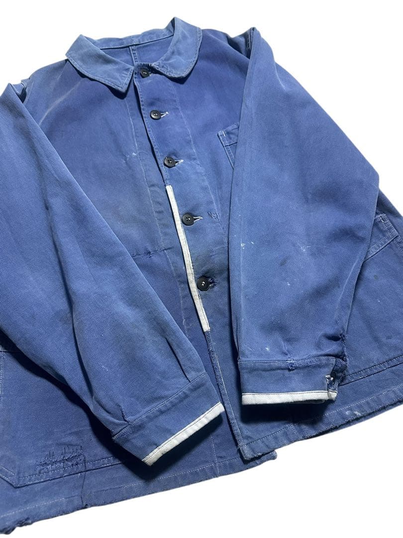 60s フレンチワークジャケット コットンツイル　ユーロワーク ビンテージ
