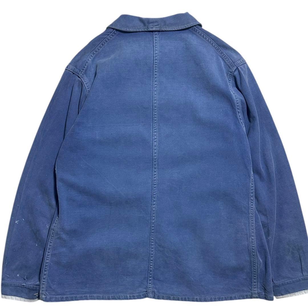 60s フレンチワークジャケット コットンツイル　ユーロワーク ビンテージ
