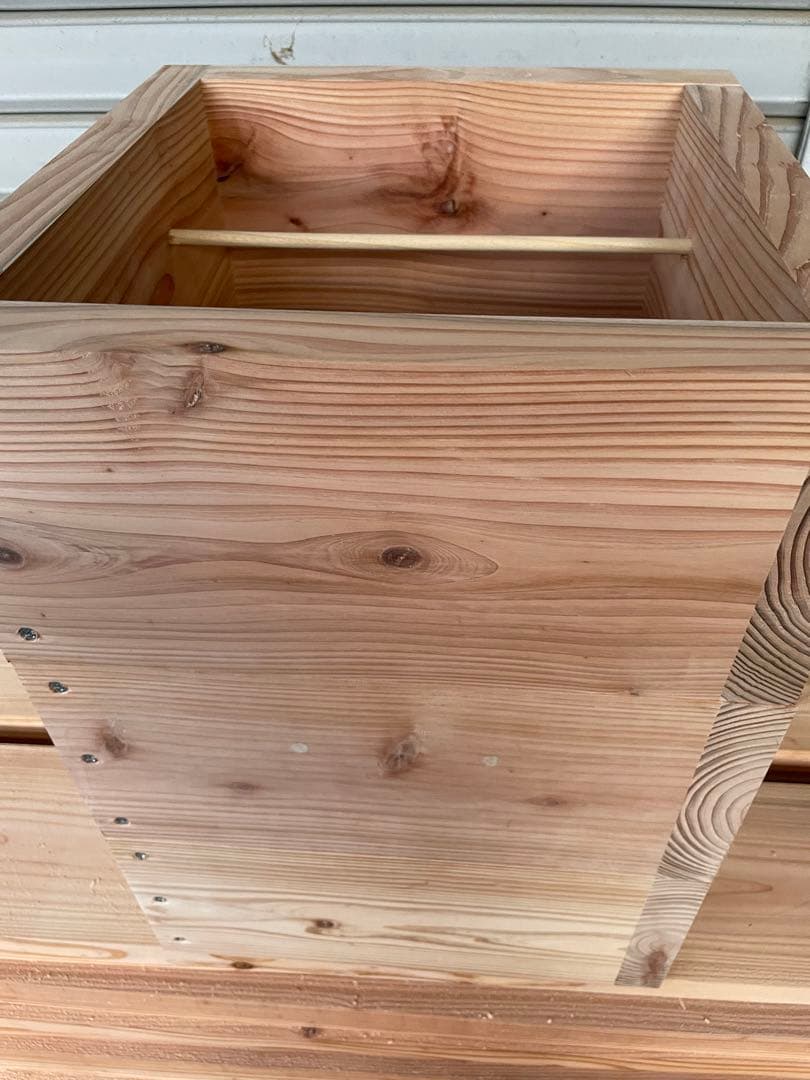 日本蜜蜂重箱式巣箱の継箱三箱！ハニーズハウス用！超訳あり特価！ニセット！送料無料