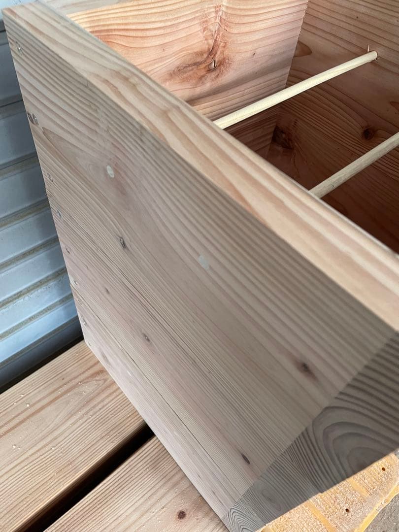 日本蜜蜂重箱式巣箱の継箱三箱！ハニーズハウス用！超訳あり特価！ニセット！送料無料