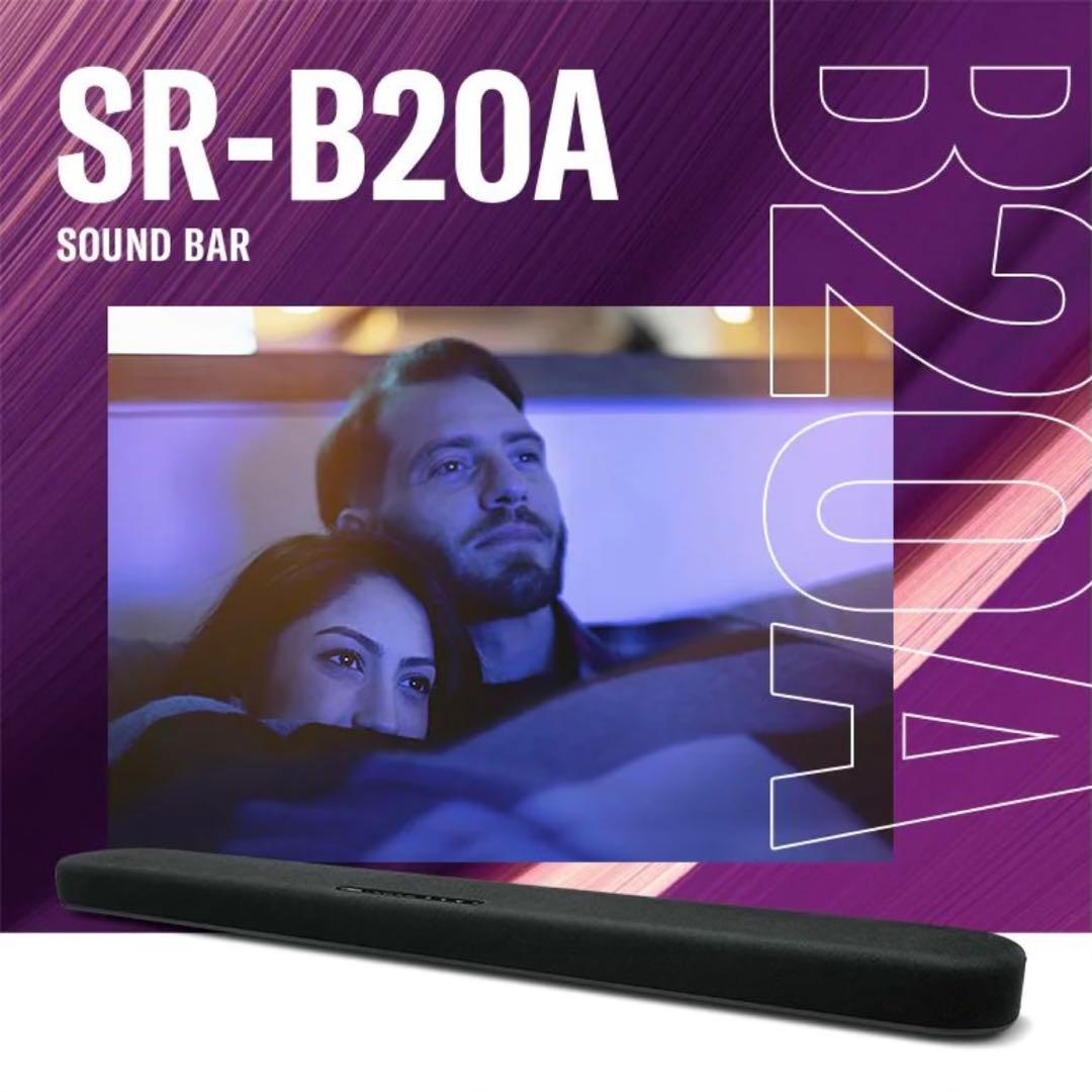 ★送料込 ★美品 YAMAHA サウンドバー SR‐B20A ブラック