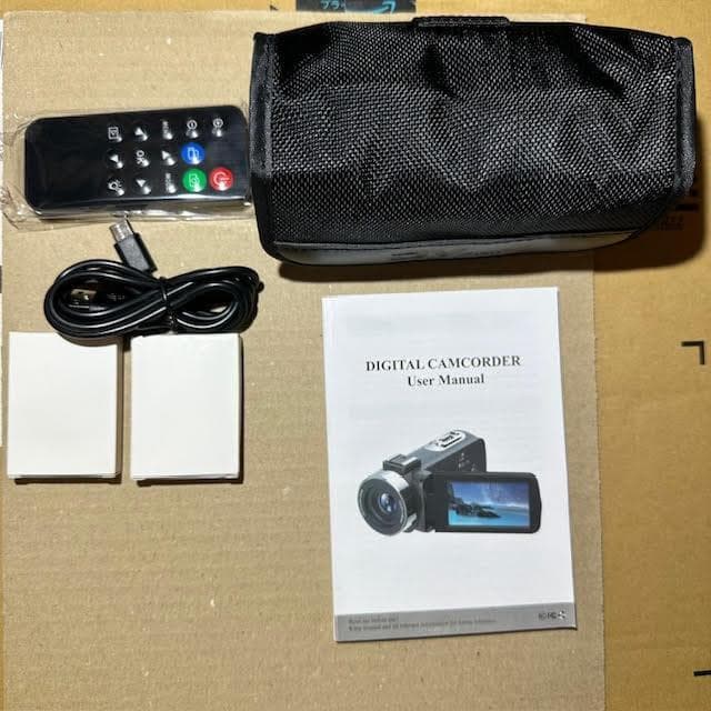 Keculbo ビデオカメラ 4K 48MP 30FPS18X デジタルズーム