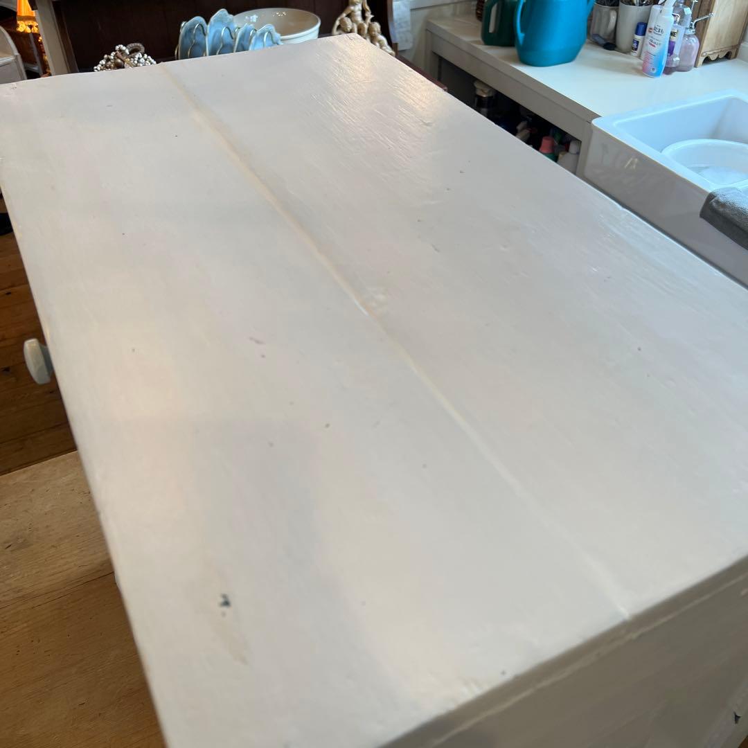 英国ヴィンテージ1950年〜塗りキャビネット 引き出し付き