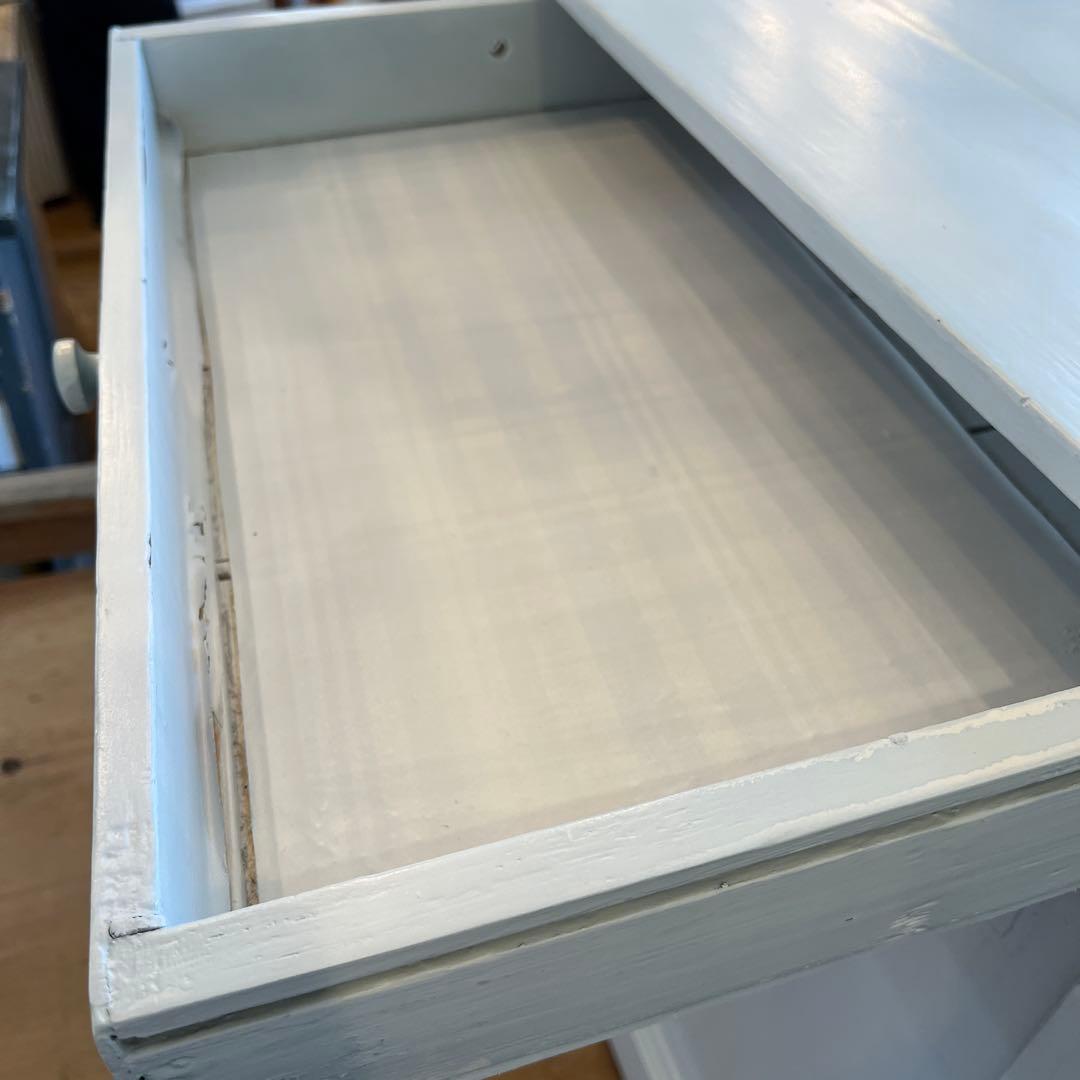 英国ヴィンテージ1950年〜塗りキャビネット 引き出し付き