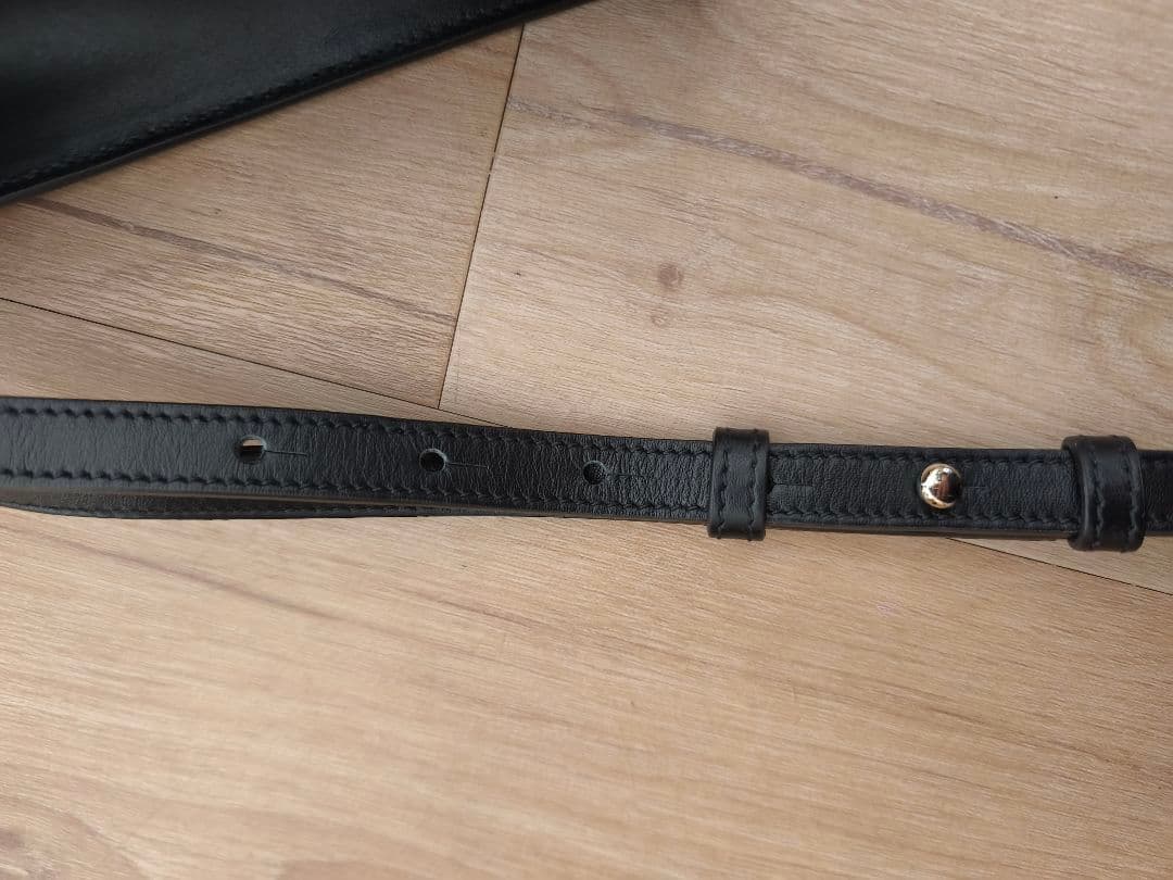 美品 FURLA フルラ ショルダーバッグ ハンドバッグ グレージュ 黒 レザー