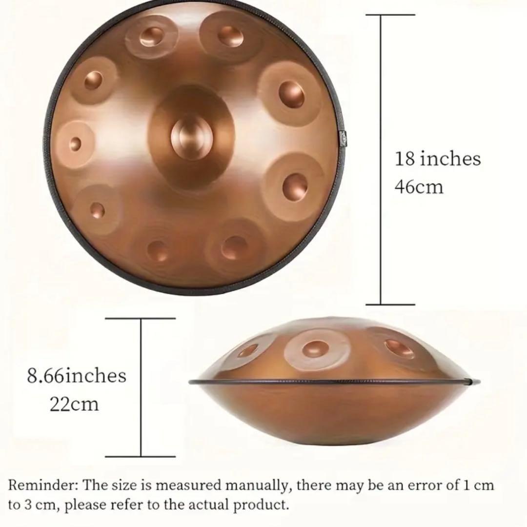 ハンドパン ドラム 10音 D小調 432Hz