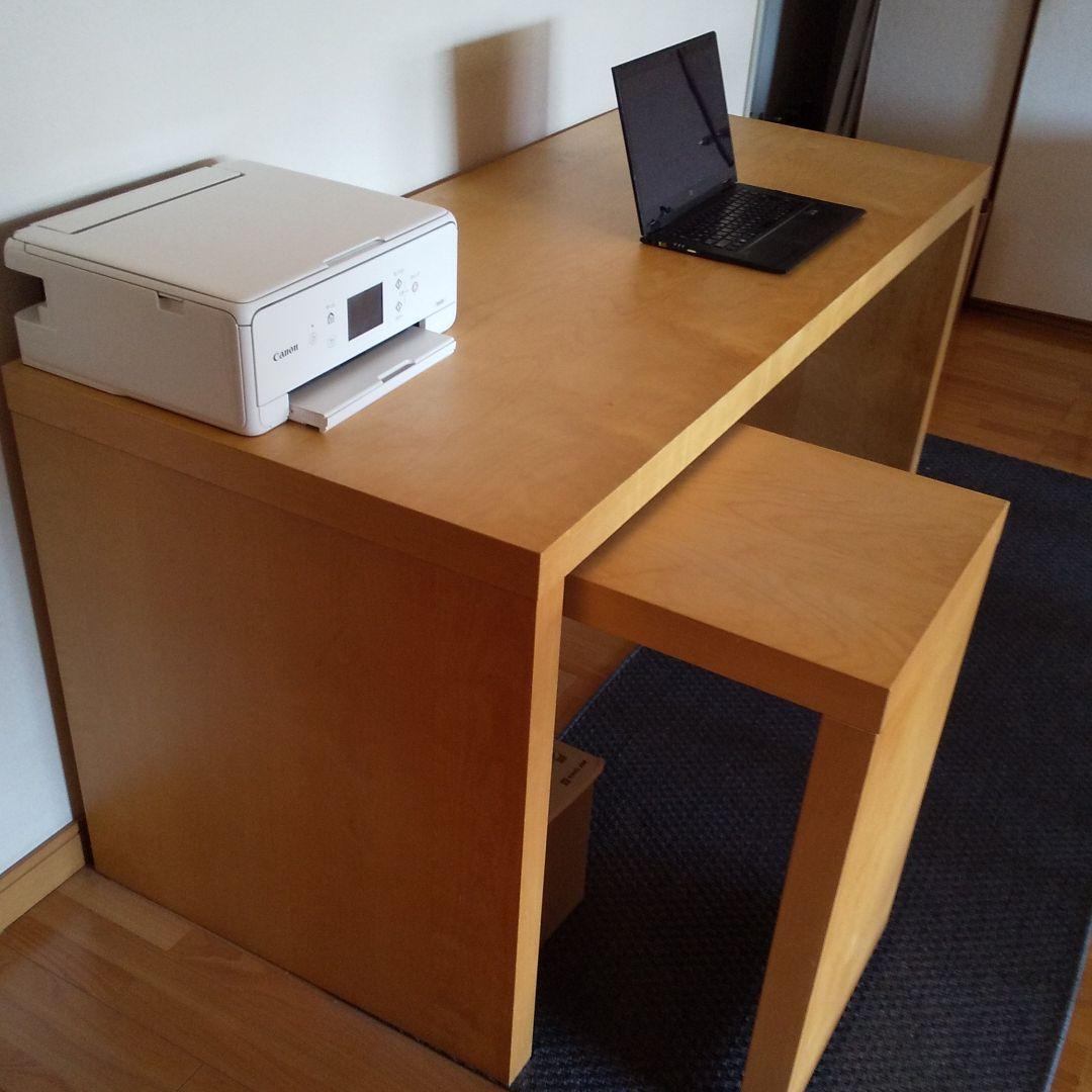 【送料込み】イケア　ヨナス　サイドテーブル付きデスク