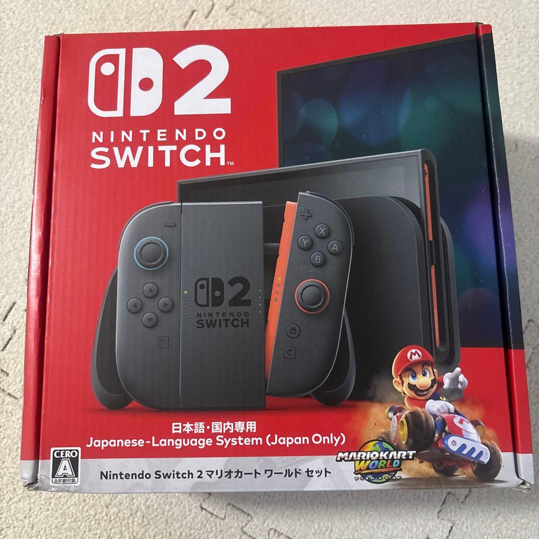 【新品】Switch2 本体 国内専用　マリオカートワールドセット