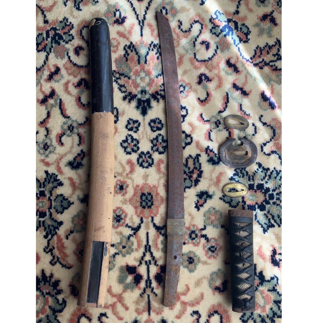 脇差 拵 金具 鉄地 日本刀