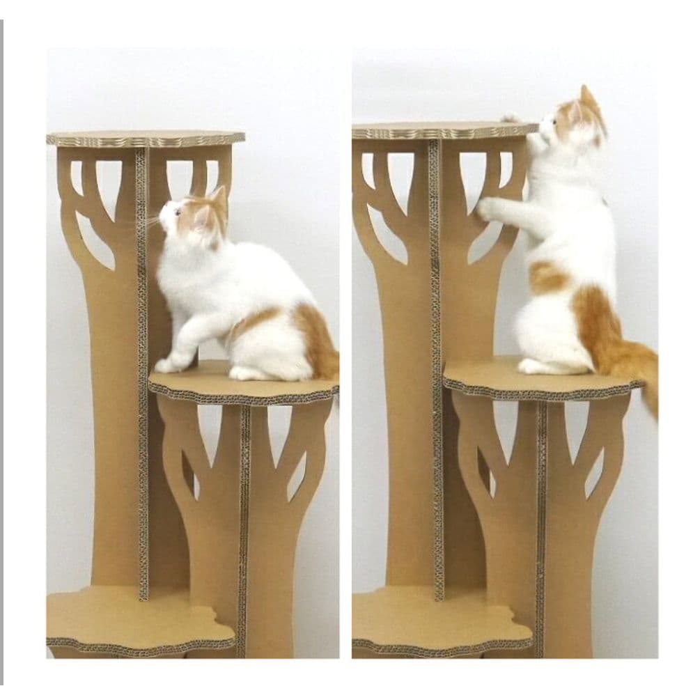 Paper Style ツリーステップ キャットタワー クラフト ダンボール