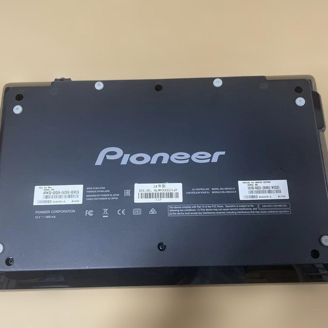 Pioneer DDJ-WEGO3 DJコントローラー レッド