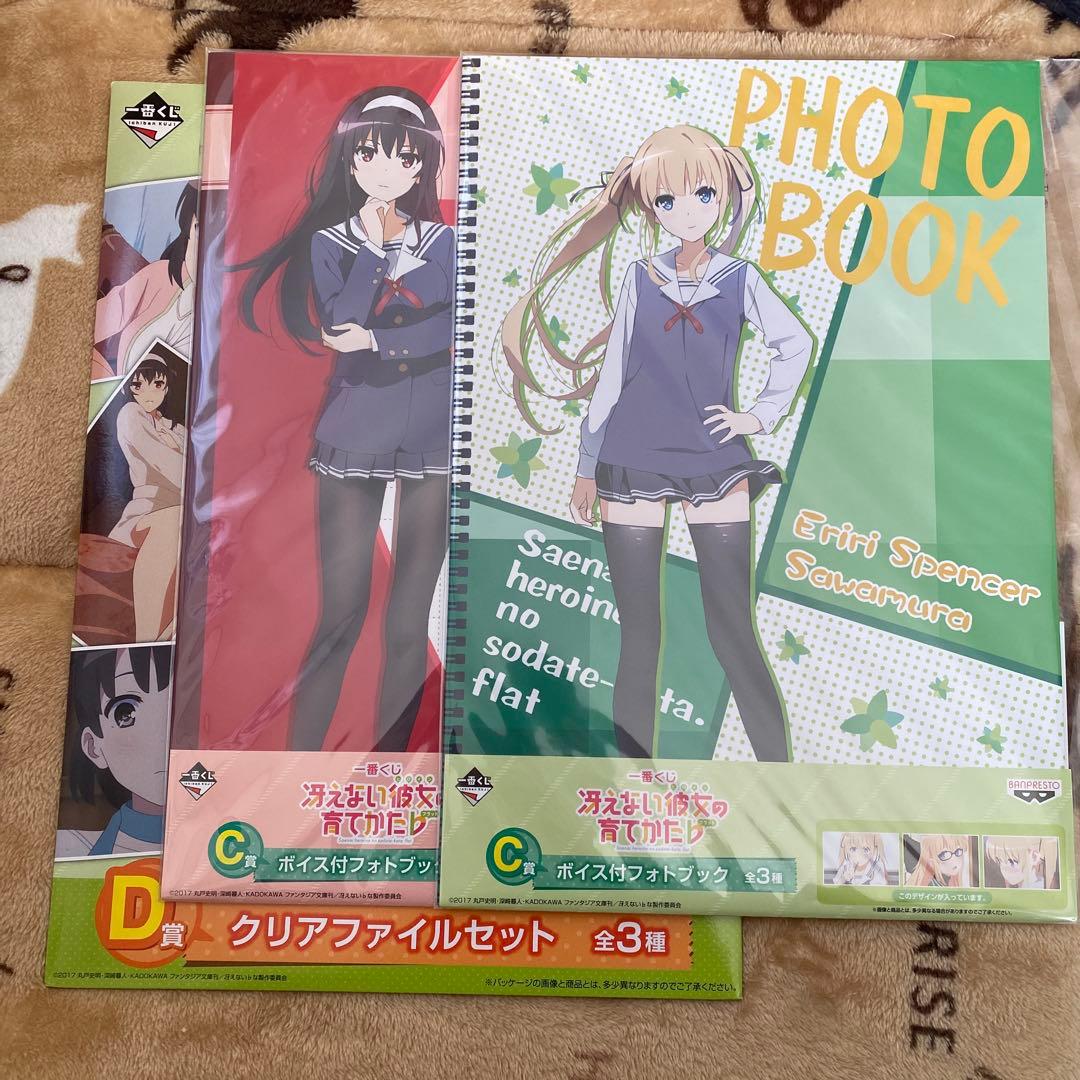 【最終値下げ】冴えない彼女の育てかた一番くじA賞B賞 ラバーマット B3ポスター