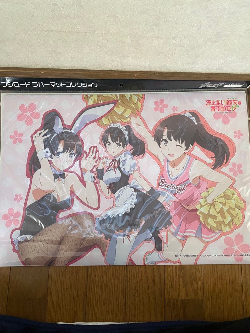 【最終値下げ】冴えない彼女の育てかた一番くじA賞B賞 ラバーマット B3ポスター