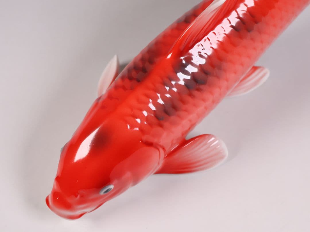 【CM350】日本陶器会社 錦鯉 置物 ボーンチャイナ オールドノリタケ