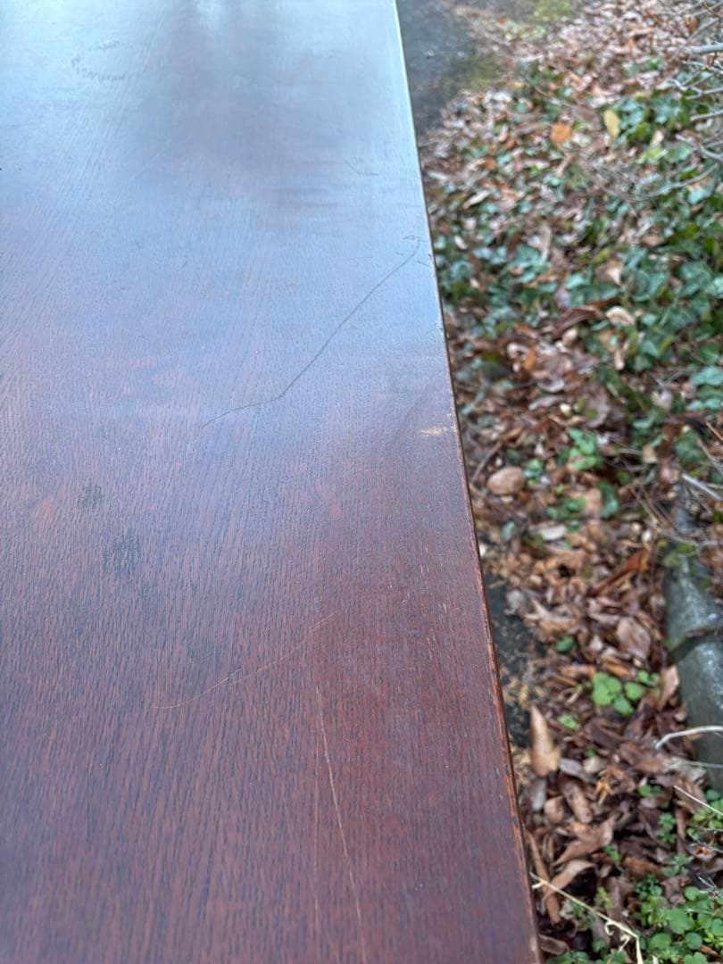 ③ イギリスヴィンテージ 4人掛け　ダイニングテーブル　リフェクトリーテーブル