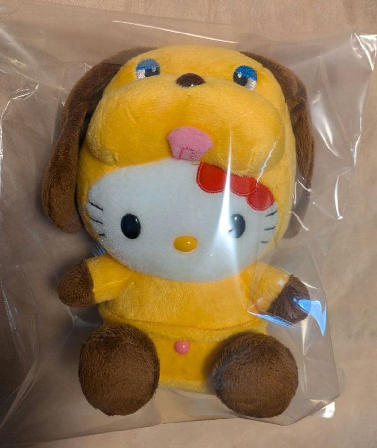 【稀少 タグ付 レア品】まんまのまんま ハローキティ ぬいぐるみ サンリオ