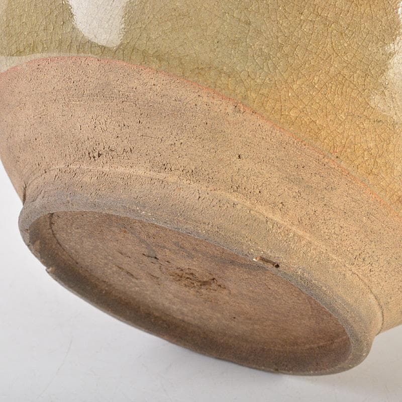 朝鮮　高麗青磁　花卉文　長頸瓶　C　6104C