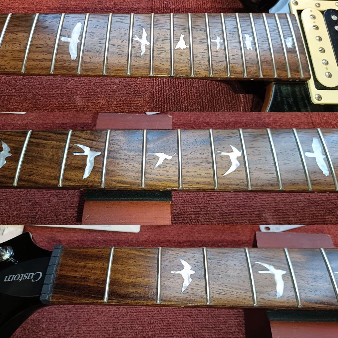 PRS SE CUSTOM 24 gray black メンテ済