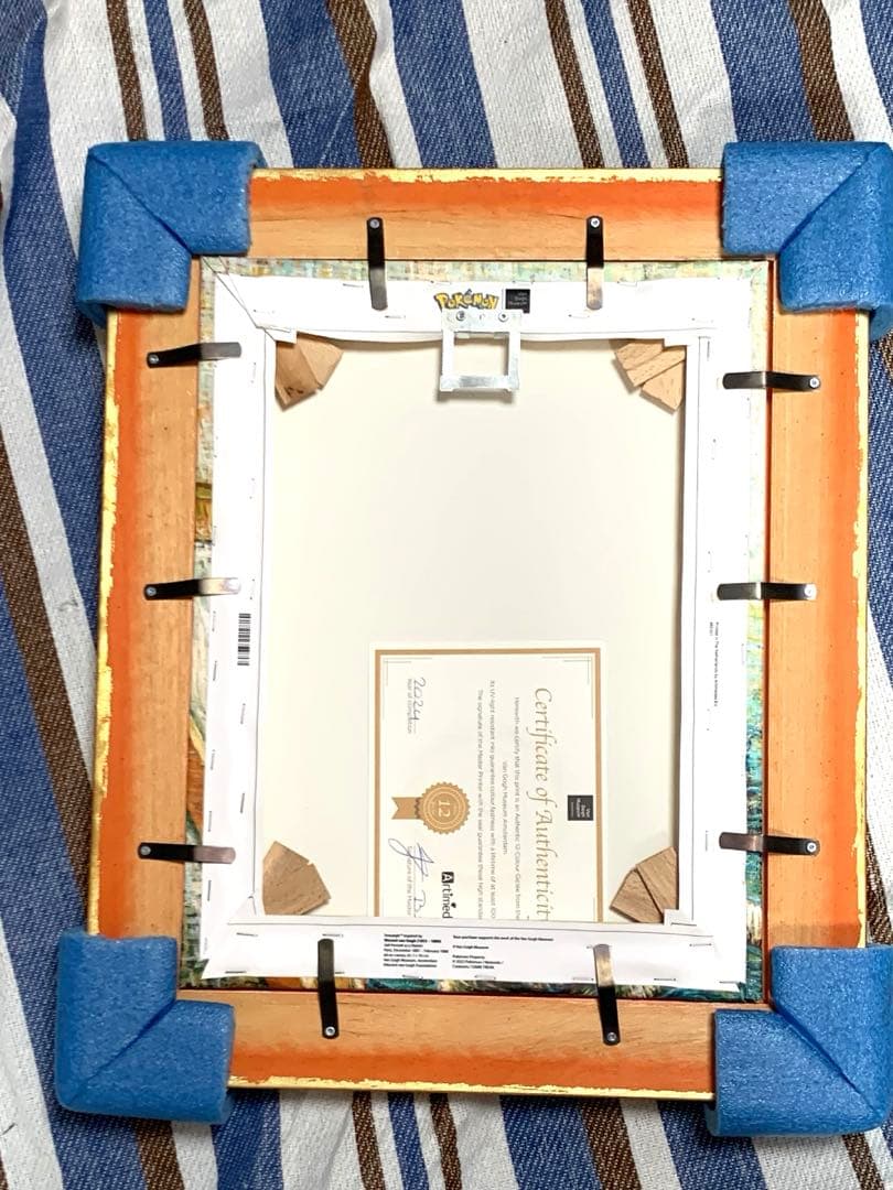 未使用　ゴッホ　ドーブル　キャンバスアート　金枠　Sサイズ