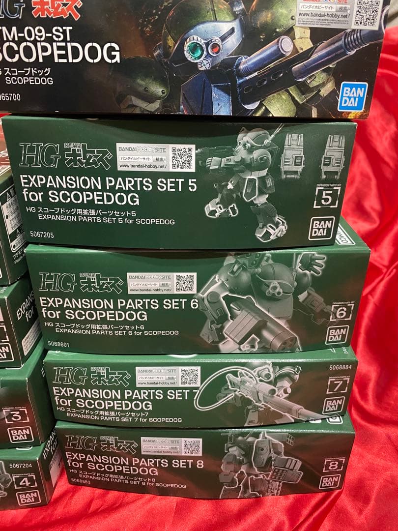 hg スコープドック　拡張パーツ8個セット　新品　未開封　装甲騎兵　ボトムズ