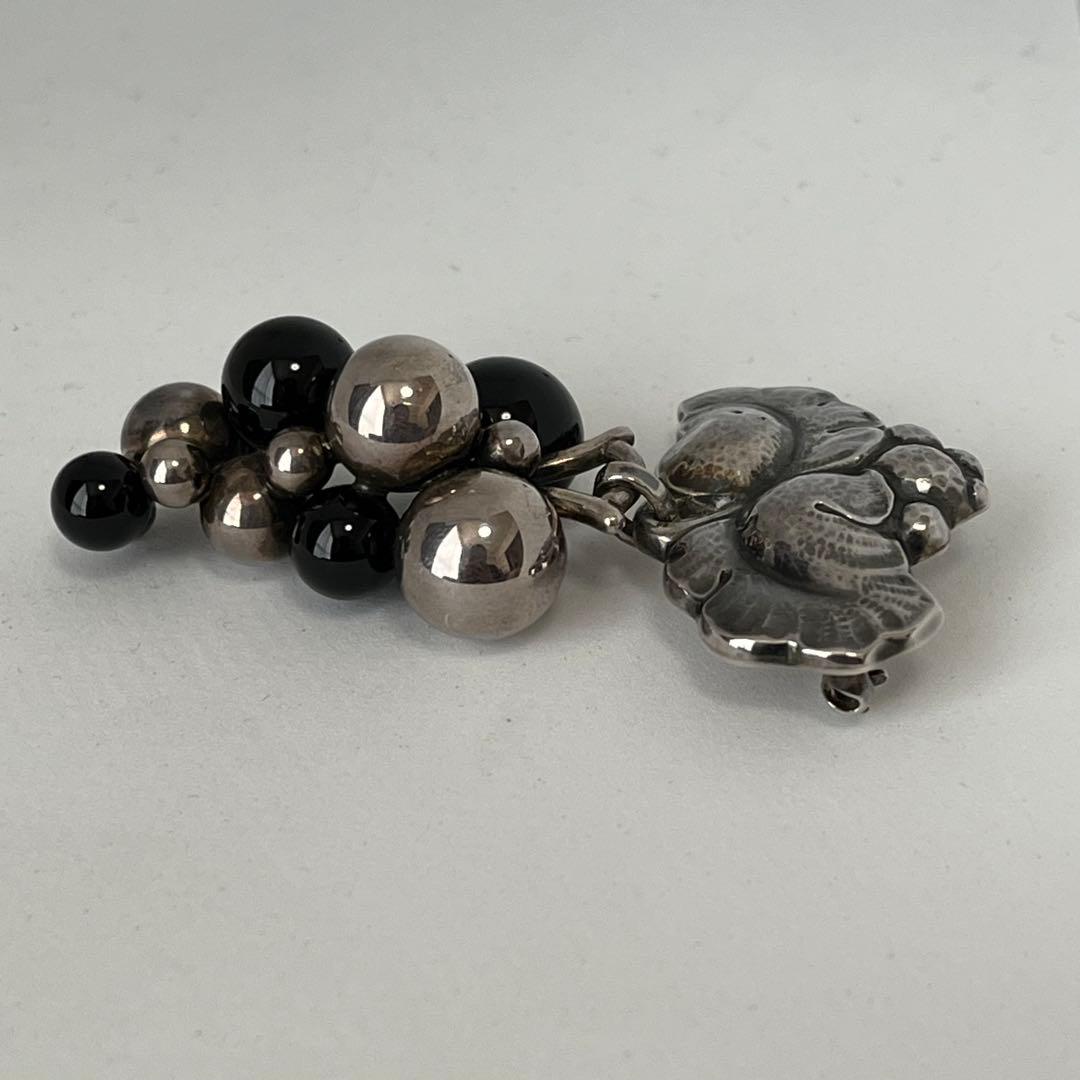 ジョージジェンセン　  ブローチ　葡萄　シルバー　925