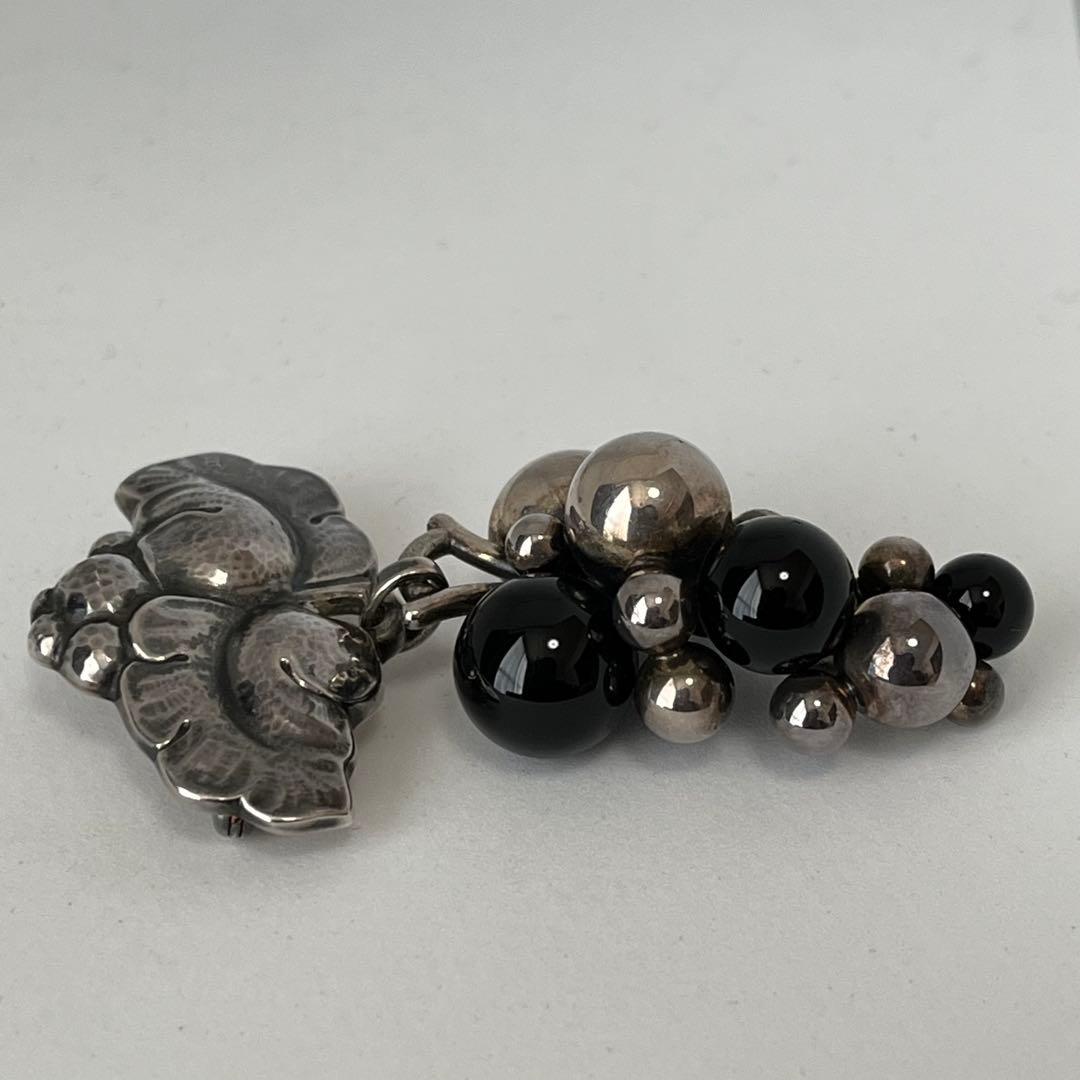 ジョージジェンセン　  ブローチ　葡萄　シルバー　925