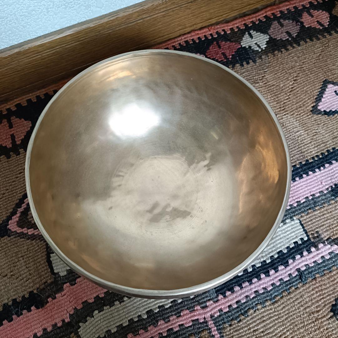 大きめ 24cm 本物 シンギングボウル 3点セット ヒーリング