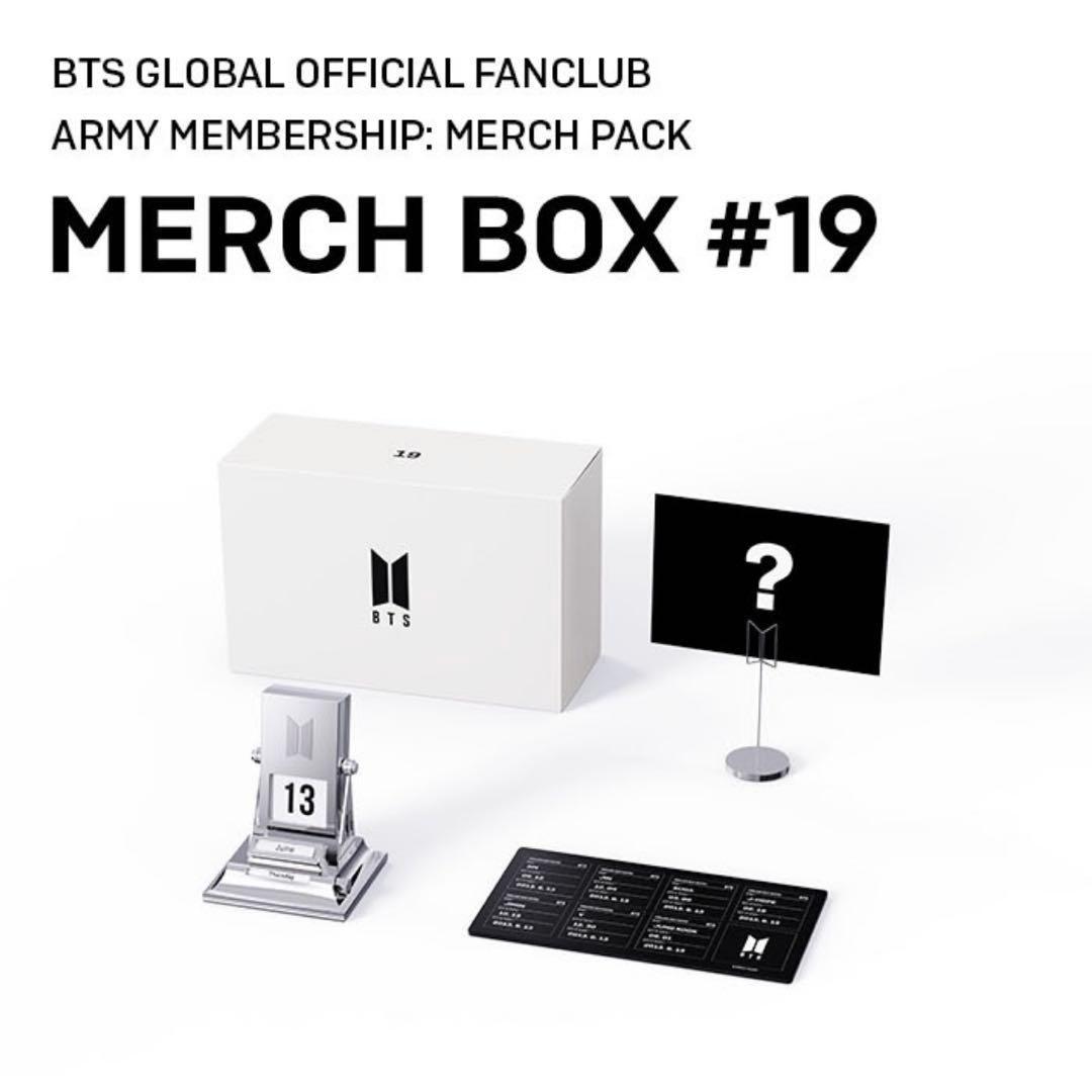 BTS MERCH BOX #19 #20セット　Photo有り