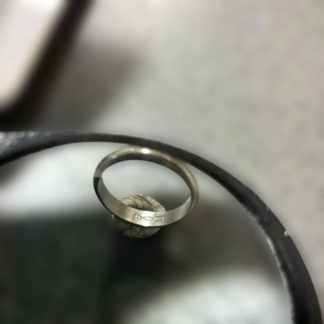 甲丸リング　プラチナ900 重さ4グラム　USED