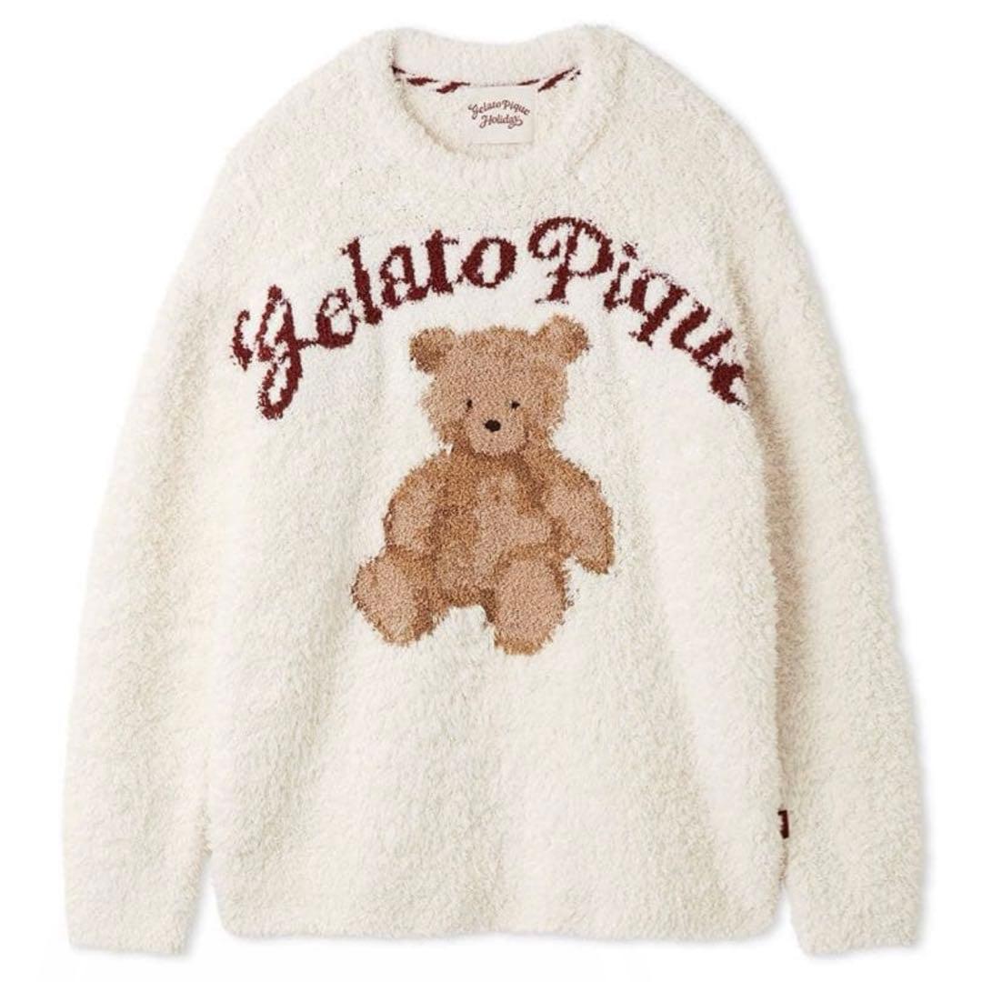 【タイムセール】ジェラートピケ スノーベア プルオーバー ジェラピケ