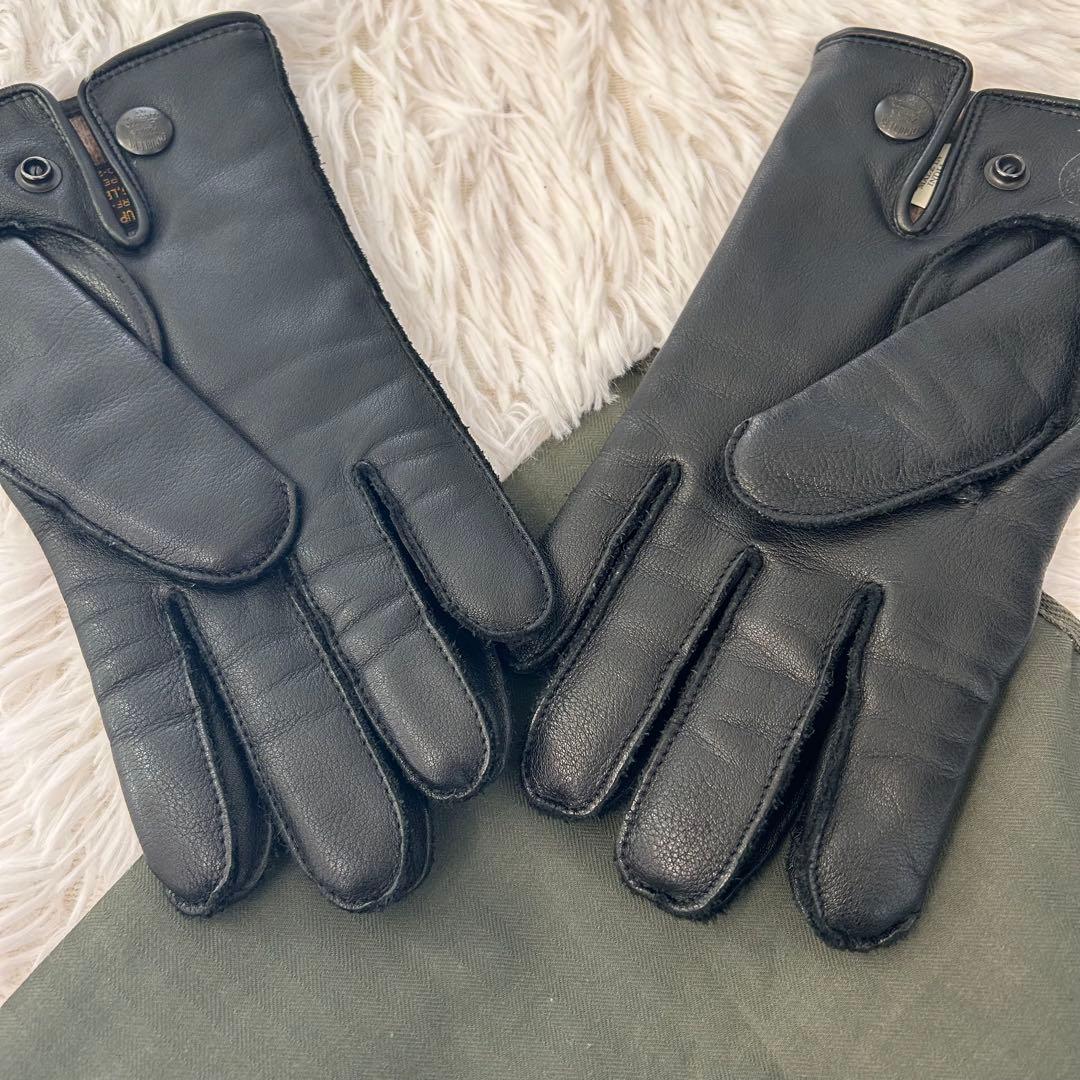 【極美品】RRL ダブルアールエル グローブ M ブラック レザー