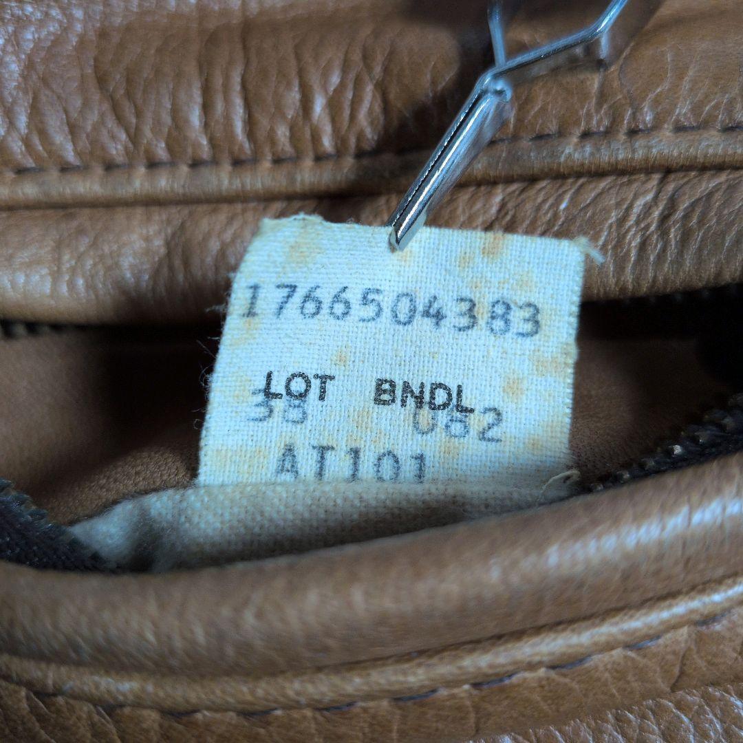 【廃盤】USA製 Schott AT101 レザージャケット ブラウン 38