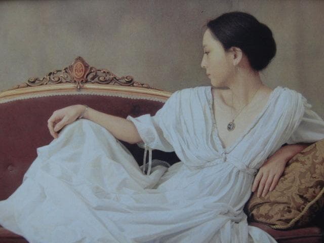 森本 草介 【POSE】 希少画集画、状態良好、新品高級額装付