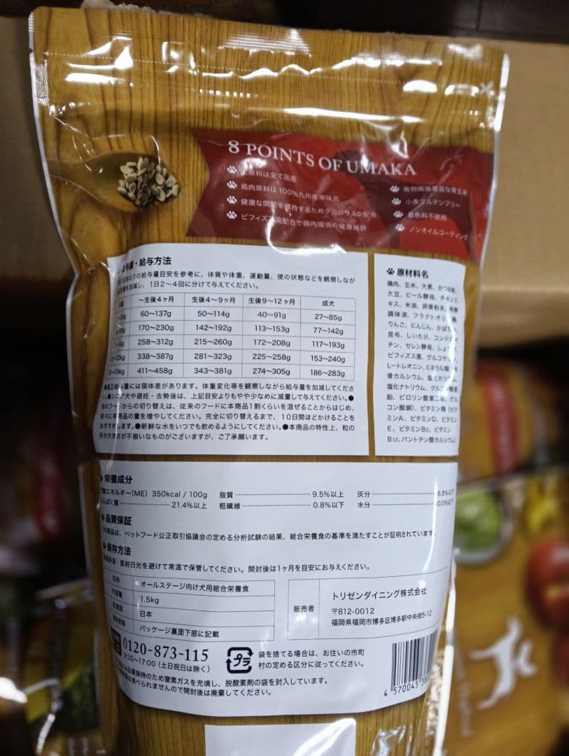 うまか Premium Dogfood ドライフード　2個セット　 新品未開封