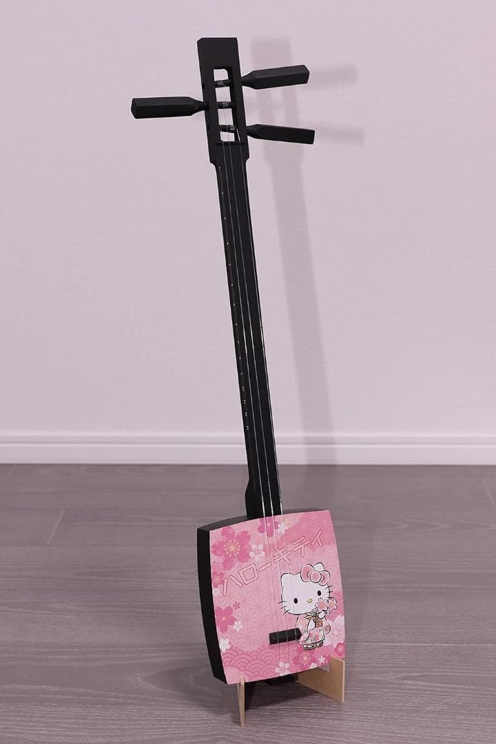Hello Kitty ハローキティ 小じゃみ チントン さくら着物 ミニ三味線