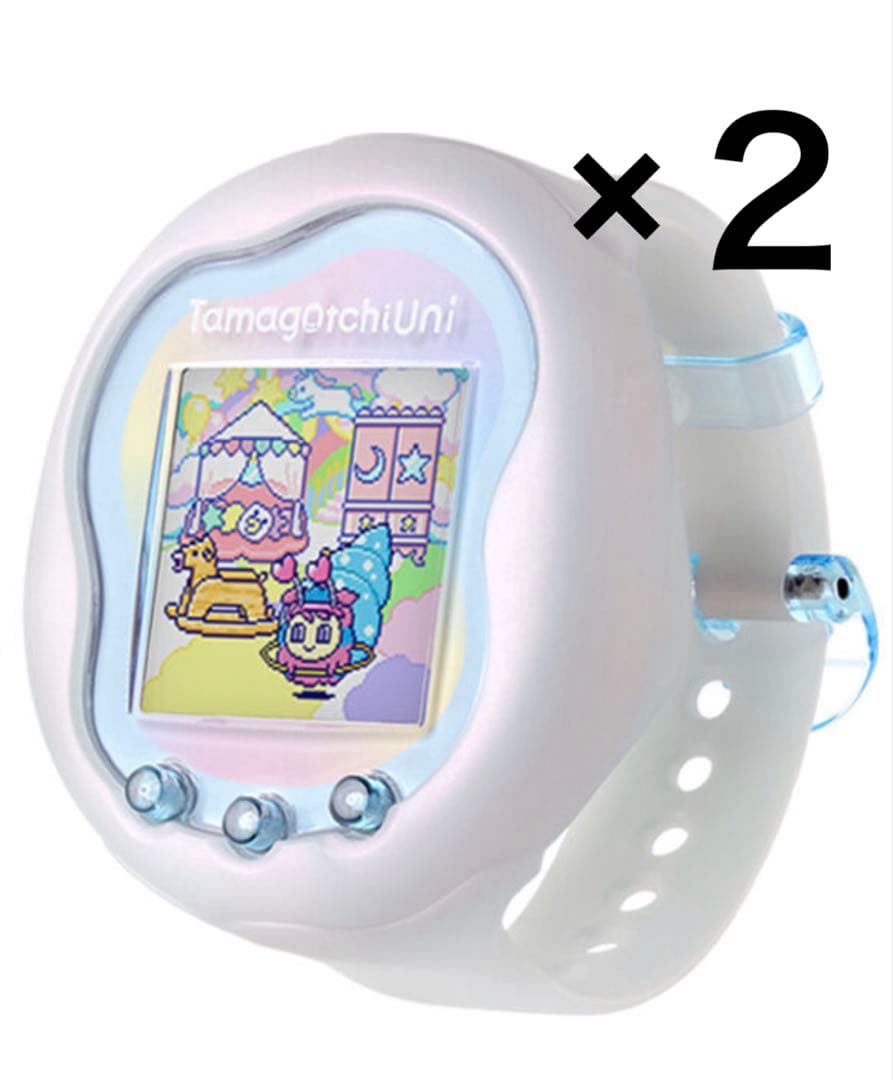 Tamagotchi Uni Prism White たまごっちユニ 2個セット