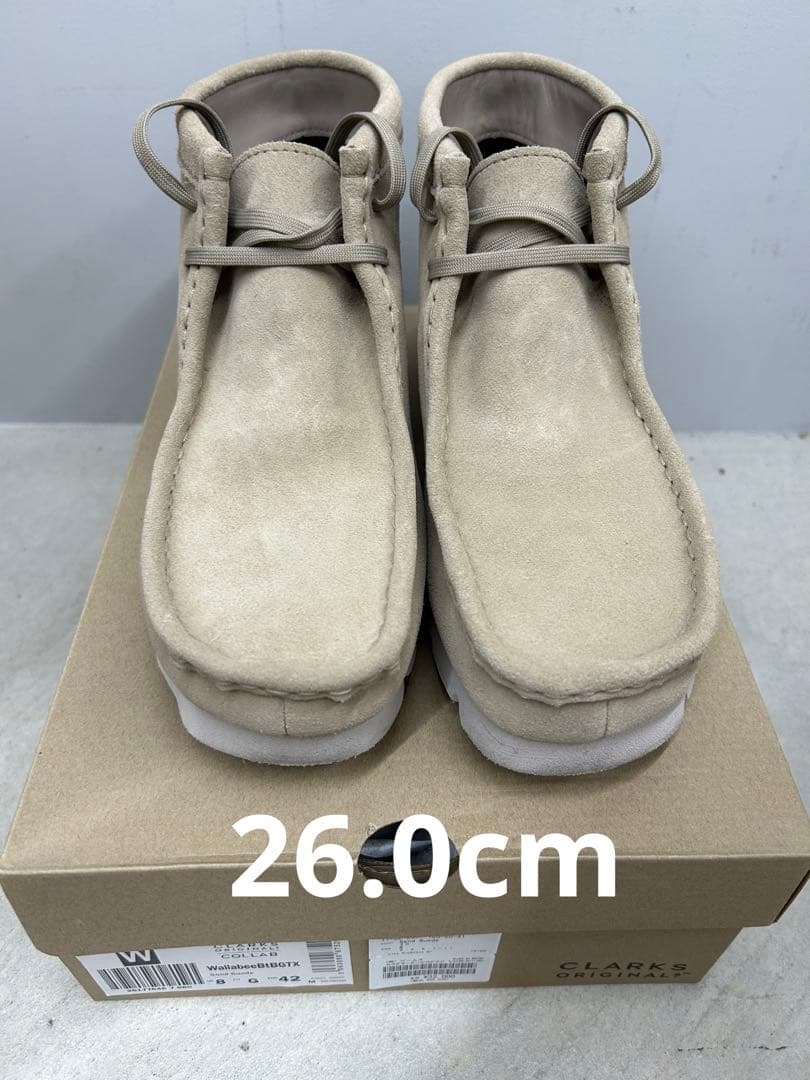 【美品】CLARKS Wallabee BtBGTX BEAMS別注26.0cm