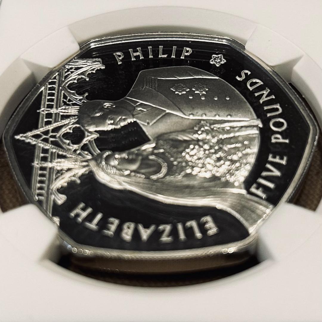 2007年 オルダニー エリザベス女王結婚60周年 銀貨（NGC PF68UC）