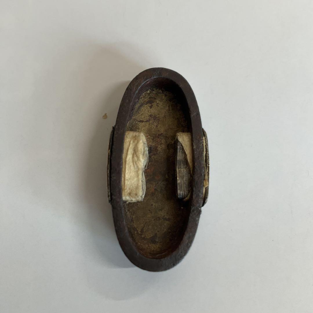 刀剣小道具三所物　銘河野春明　鉄地金銀赤銅　江戸日本橋富士の図　江戸中期〜後期頃