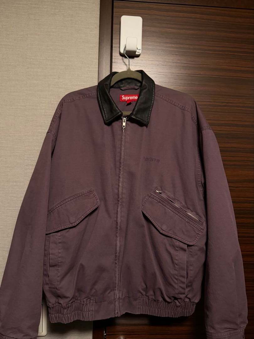 ジャケット・アウター Supreme leather collar utility jacket