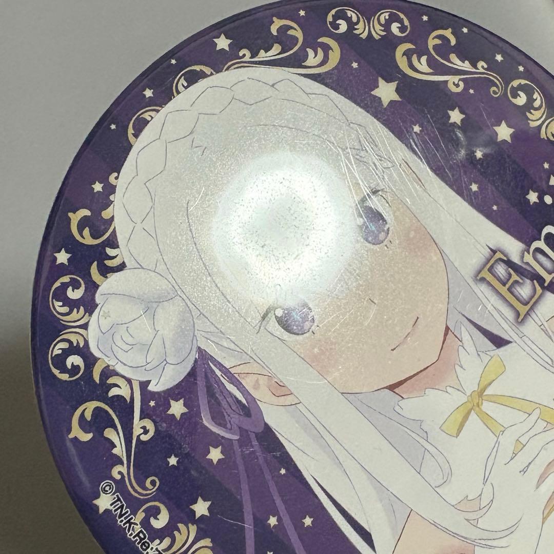 エミリア 天使ver セガコラボカフェ Re：ゼロから始める異世界生活 缶バッジ