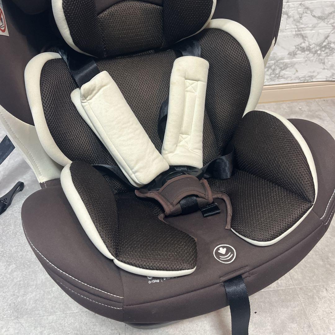 【美品】日本育児　ノセッテロング ISOFIX 回転式チャイルドシート新生児〜